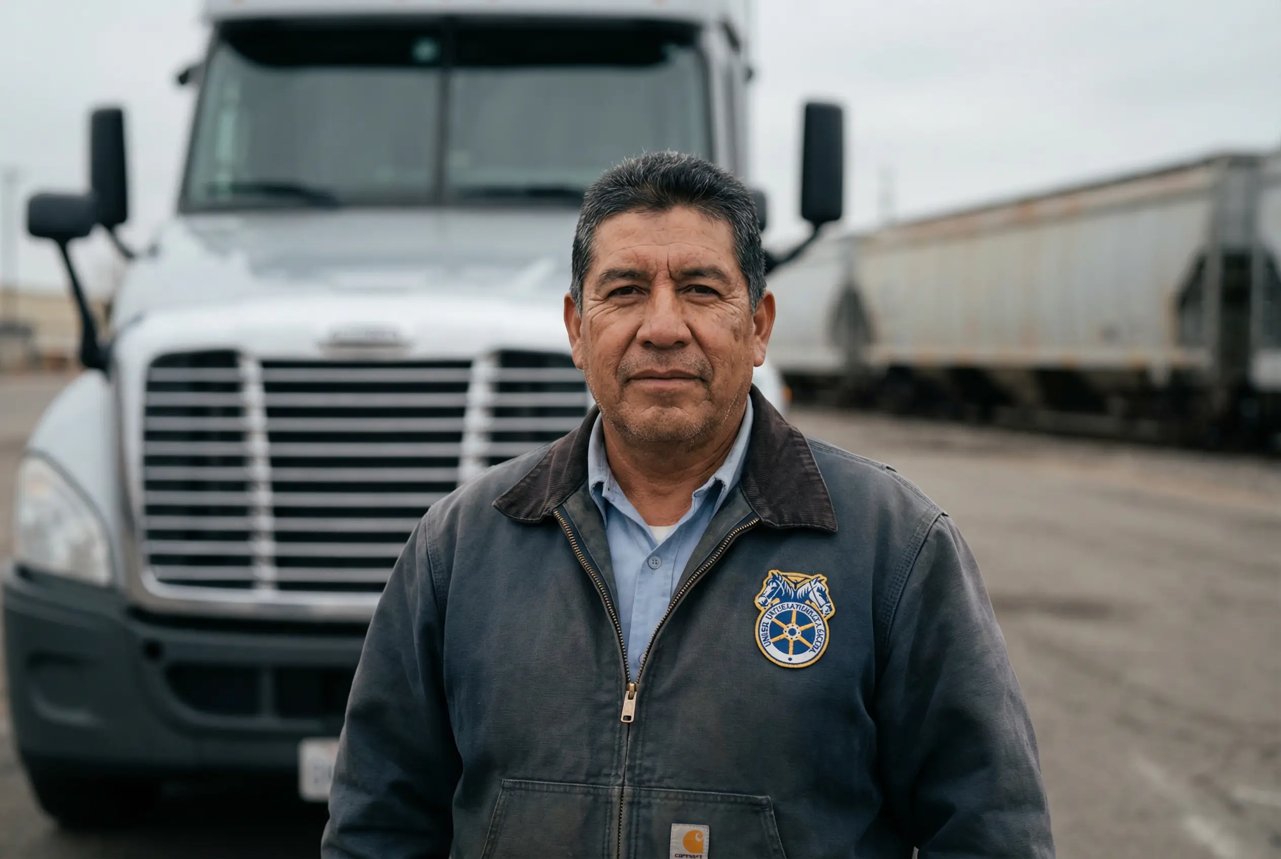 A rested commercial driver behind the wheel